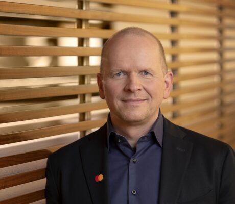 Archive portrait of Mastercard Chief Executive Michael Miebach; not a photograph from the current earnings announcement.