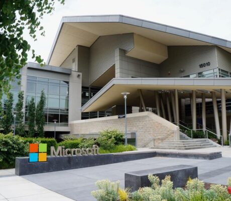 Building 92 at Microsoft's Redmond campus, June 18, 2015.