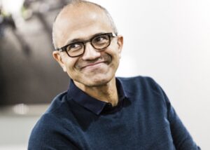 Satya Nadella, archive photo by Brian Smale and Microsoft, CC BY-SA 4.0, cropped