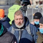 Novaya Gazeta co-founder Dmitry Muratov in Moscow in February 2021. Archive photograph.