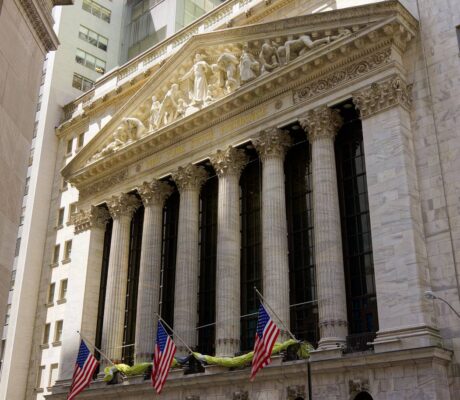 Archive: New York Stock Exchange, April 2012. Jean-Christophe Benoist / CC BY 3.0, cropped.