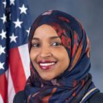 Archive official congressional portrait of Rep Ilhan Omar December 2018