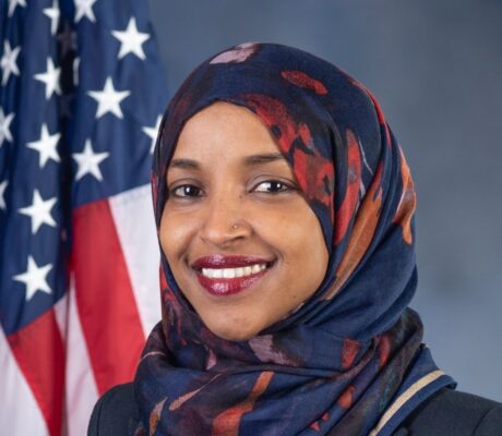 Archive official congressional portrait of Rep Ilhan Omar December 2018