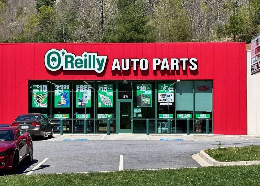 Archive photo: O'Reilly Auto Parts store in Murphy, North Carolina, April 2023. Harrison Keely, CC BY 4.0, cropped.