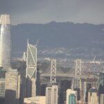 Archive: Salesforce Tower at left, San Francisco, February 2018. Yair92002 / CC BY-SA 4.0, cropped.