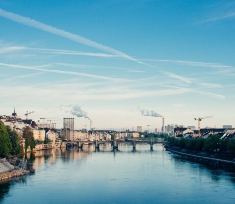 Archive view of Basel and the Rhine