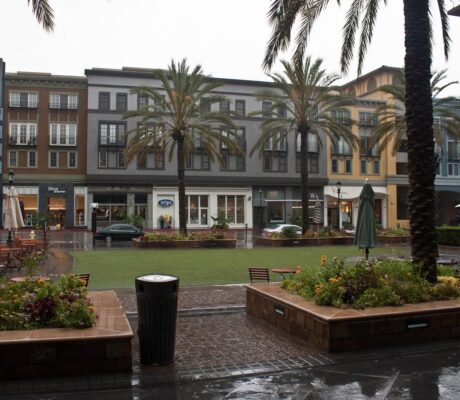 Archive photograph of Santana Row in San Jose in October 2009.