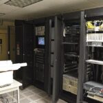 Server racks in a 2015 archive photograph illustrating computer infrastructure. Not identified as Chainalysis systems or the equipment involved in the incident.