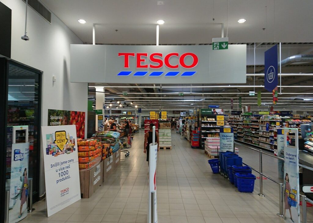 Archive photograph of Tesco superstore in Kutna Hora, Czech Republic, July2023.