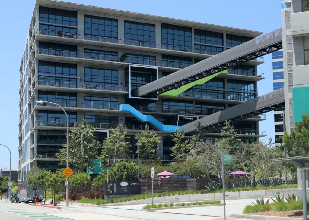 TikTok office building in Culver City, photographed in June 2024