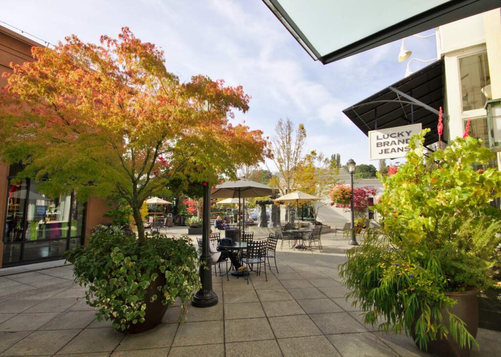 University Village in Seattle in October 2014. Archive photograph.