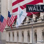ArchiveWallStreet sign andNYSE facade,notFridaytrading.